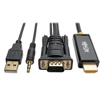 Eaton Tripp Lite VGA + Audio to HDMI Adapter Cable – 6ft
